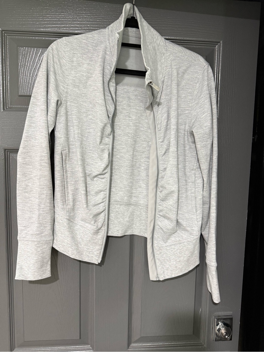lululemon athletica Light Gray Women's Zip Jacket